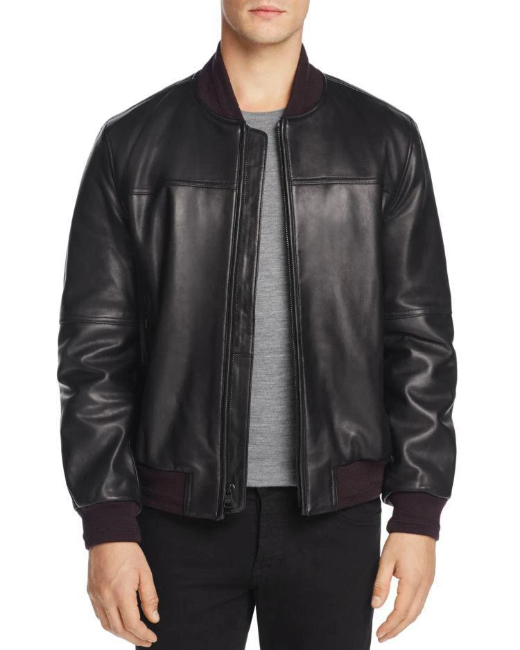 商品Marc New York by Andrew Marc|Summit Leather Bomber Jacket,价格¥3690,第1张图片