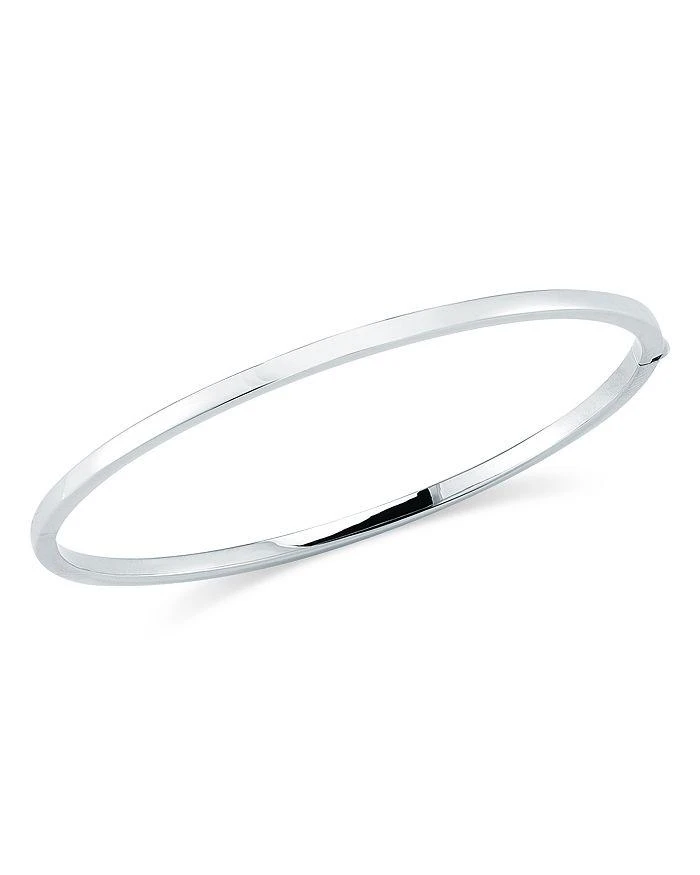 商品Roberto Coin|18K White Gold Oval Bangle Bracelet,价格¥11969,第1张图片