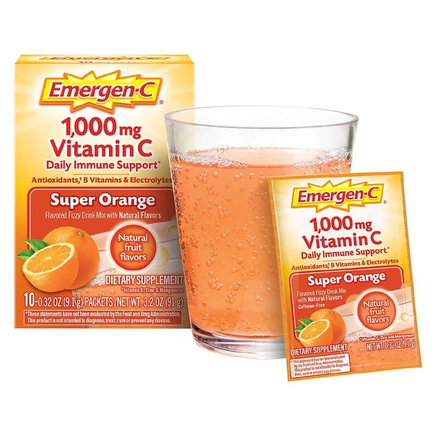 商品Emergen-C|Daily Immune Support Drink with 1000 mg Vitamin C, Antioxidants & B Vitamins,价格¥75,第2张图片详细描述