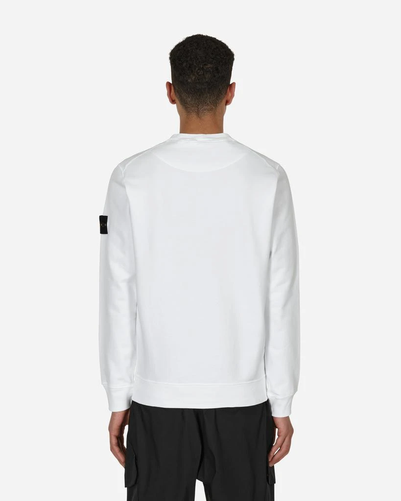 商品Stone Island|Garment Dyed Crewneck Sweatshirt White,价格¥2503,第3张图片详细描述