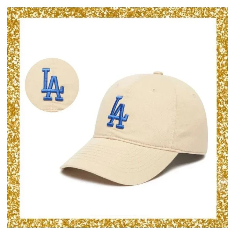 商品MLB|MLB 软顶大标卡其色LA蓝标鸭舌帽,价格¥365,第1张图片
