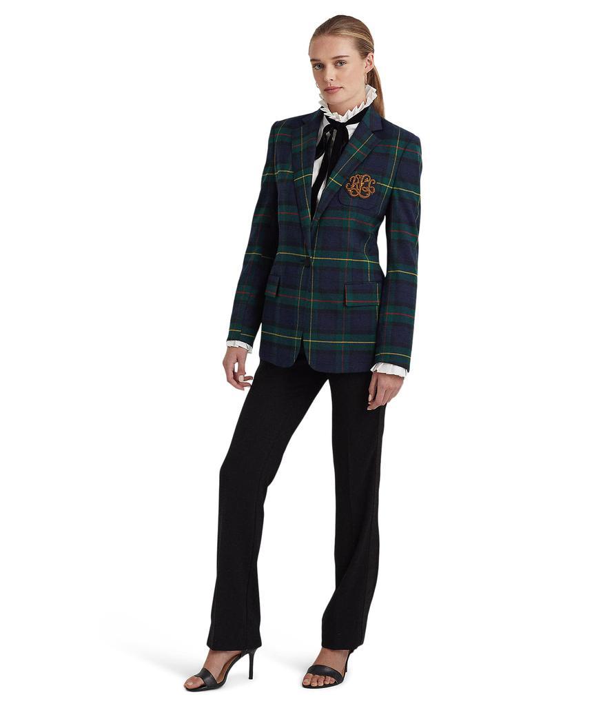 商品Ralph Lauren|Petite Plaid Bullion Twill Blazer,价格¥2422,第6张图片详细描述