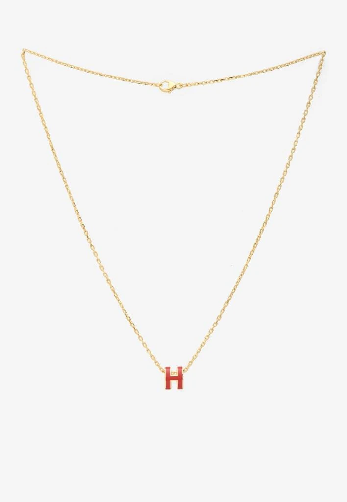 商品Hermes|Mini Pop H Pendant Necklace,价格¥6947,第1张图片