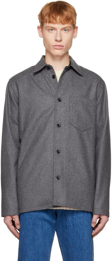 商品Norse Projects|Gray Ulrik Shirt,价格¥1441,第1张图片