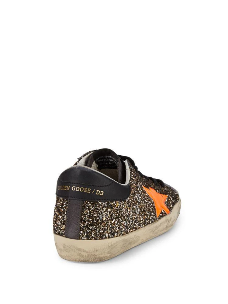 商品Golden Goose|Superstar Distressed Sparkle Sneakers,价格¥2997,第2张图片详细描述