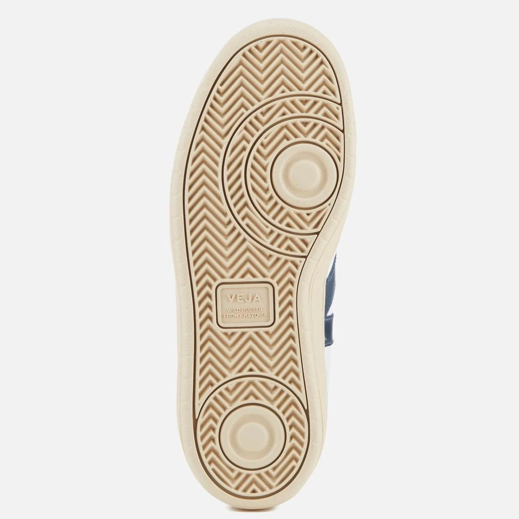 商品Veja|Veja Women's V-10 Leather Trainers - Extra White/Nautica/Pekin,价格¥415,第5张图片详细描述