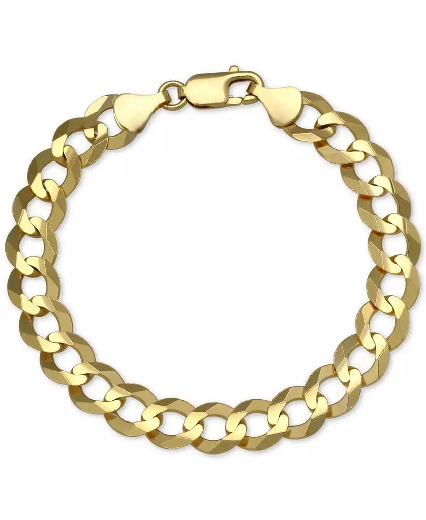 商品Macy's|Cuban Chain Link Bracelet in 10k Gold,价格¥13167,第1张图片