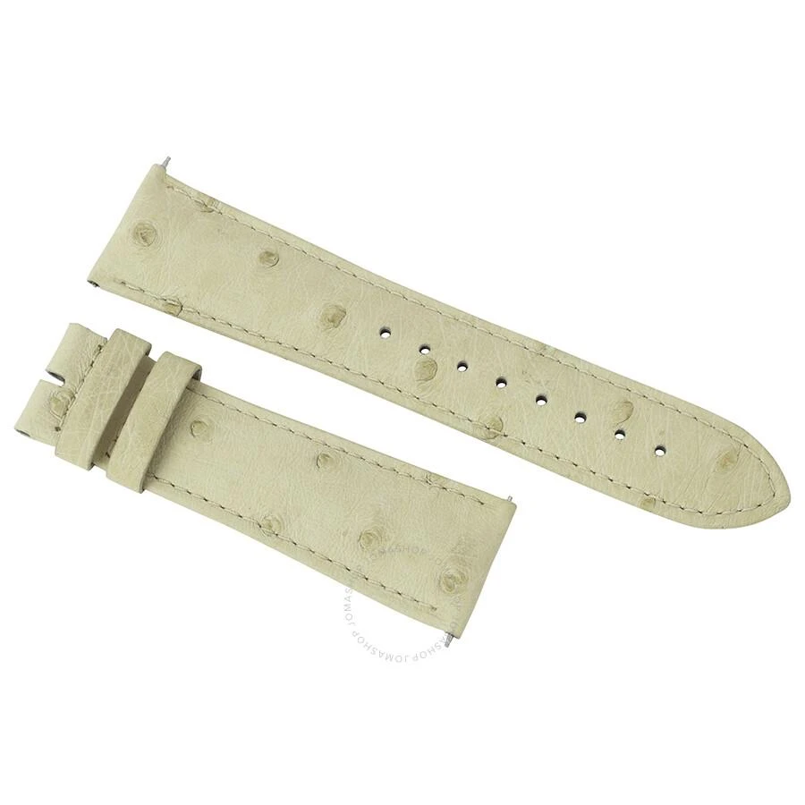 商品Hadley Roma|24 MM Ivory Ostrich Leather Strap,价格¥298,第1张图片