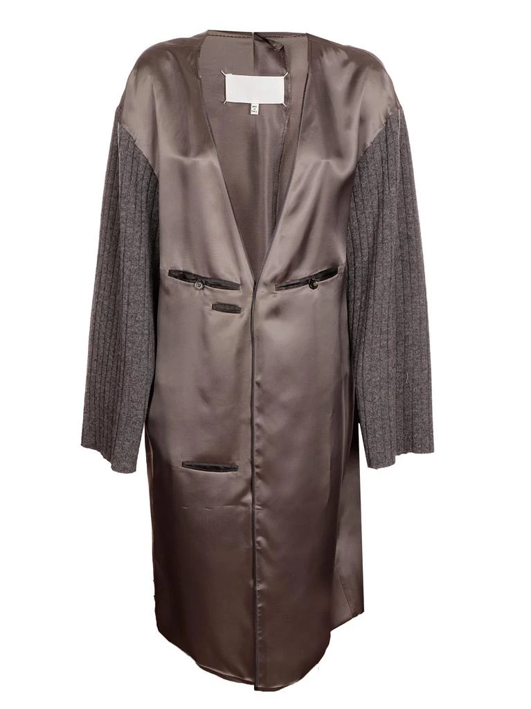 商品MAISON MARGIELA|Maison Margiela Satin Contrasting-Sleeved Dress,价格¥6711,第1张图片