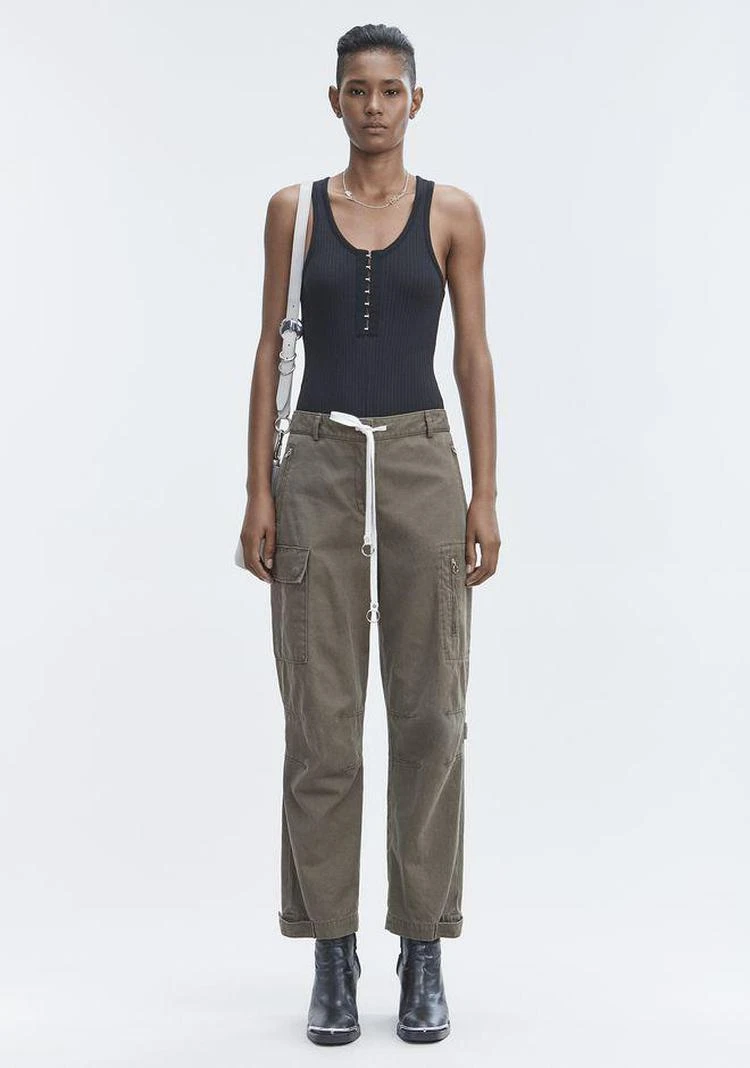 商品Alexander Wang|RIBBED BODYSUIT,价格¥482,第1张图片