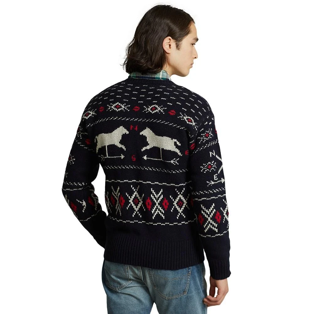 商品Ralph Lauren|Men's Weathervane Wool-Silk Sweater,价格¥668,第2张图片详细描述