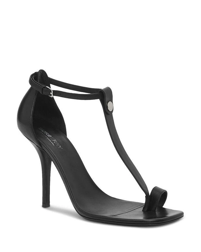 商品Burberry|Women's Stefanie T Strap High Heel Sandals,价格¥2457,第1张图片