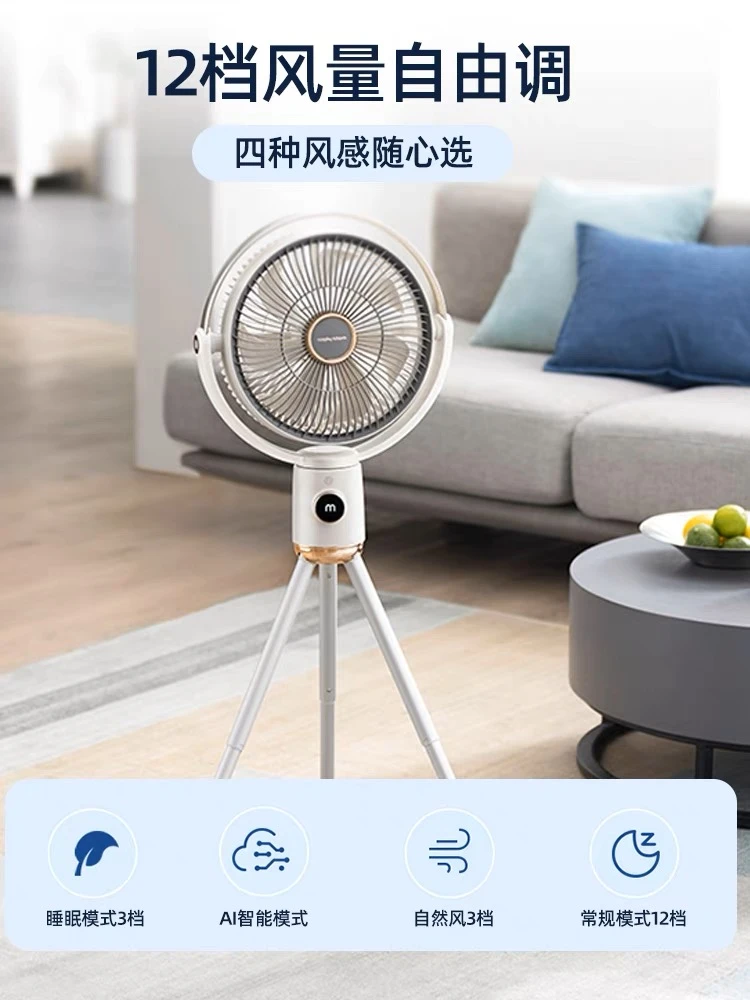 家用便携静音落地扇 无线直流 循环扇 充电\插电双选择 商品