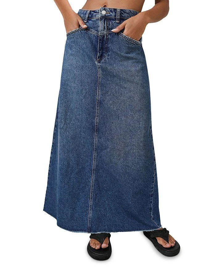 Come As You Are Denim Maxi Skirt 商品