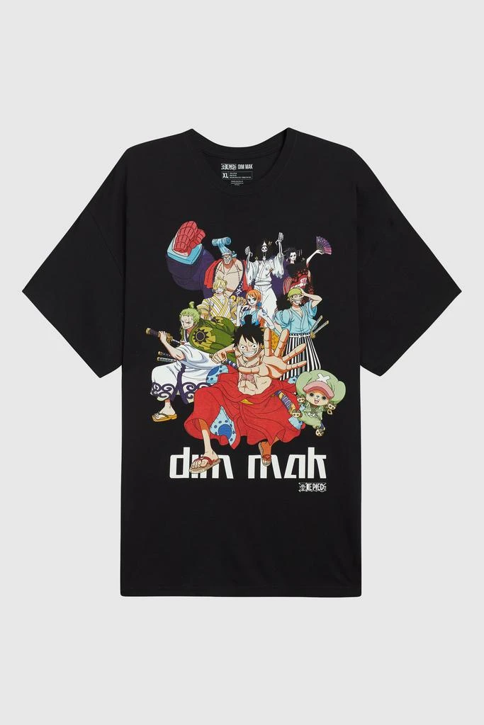 商品ONE PIECE|Dim Mak x One Piece - Straw Hat Tee - Black,价格¥284,第1张图片