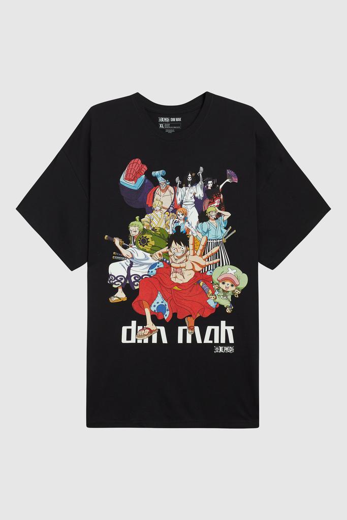 商品ONE PIECE|Dim Mak x One Piece - Straw Hat Tee - Black,价格¥282,第1张图片