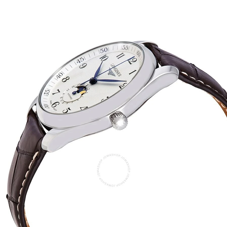 商品Longines|Master Silver Dial Brown Leather Men's Watch L29194783,价格¥14856,第2张图片详细描述
