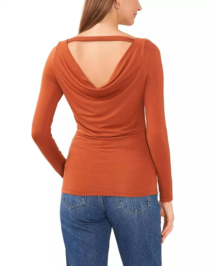 商品1. State|Women's Long Sleeve Cowl with Cross Strap Top,价格¥512,第2张图片详细描述