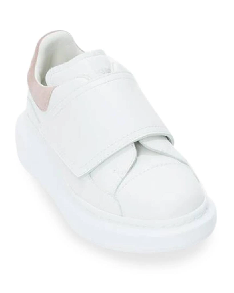 商品Alexander McQueen|Boy's Oversized Grip-Strap Leather Sneakers, Toddler/Kids,价格¥1021,第2张图片详细描述