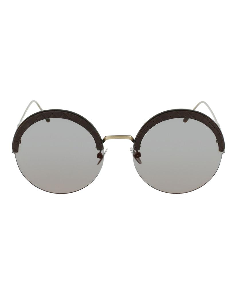 Round-Frame Metal Sunglasses商品第1张图片规格展示