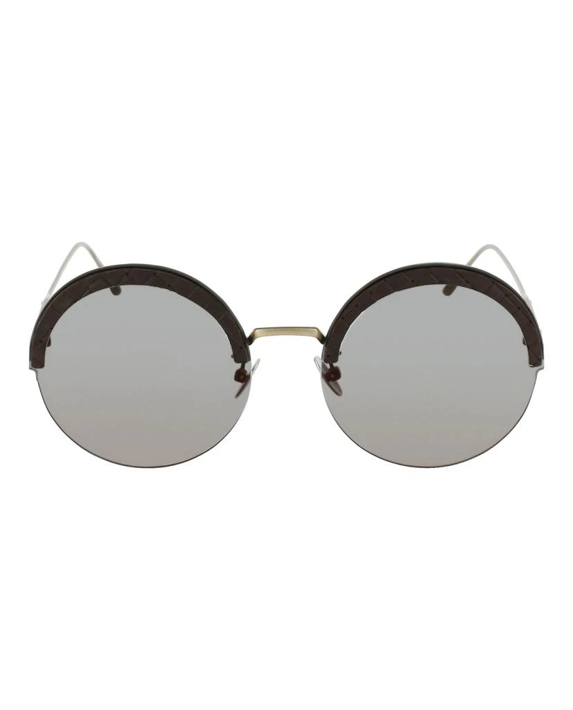 商品Bottega Veneta|Round-Frame Metal Sunglasses,价格¥970,第1张图片