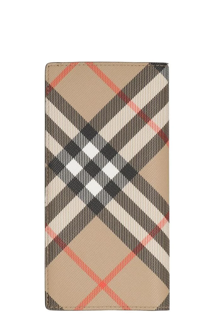 商品Burberry|Burberry Continental Wallet In Check Motif,价格¥3162,第2张图片详细描述