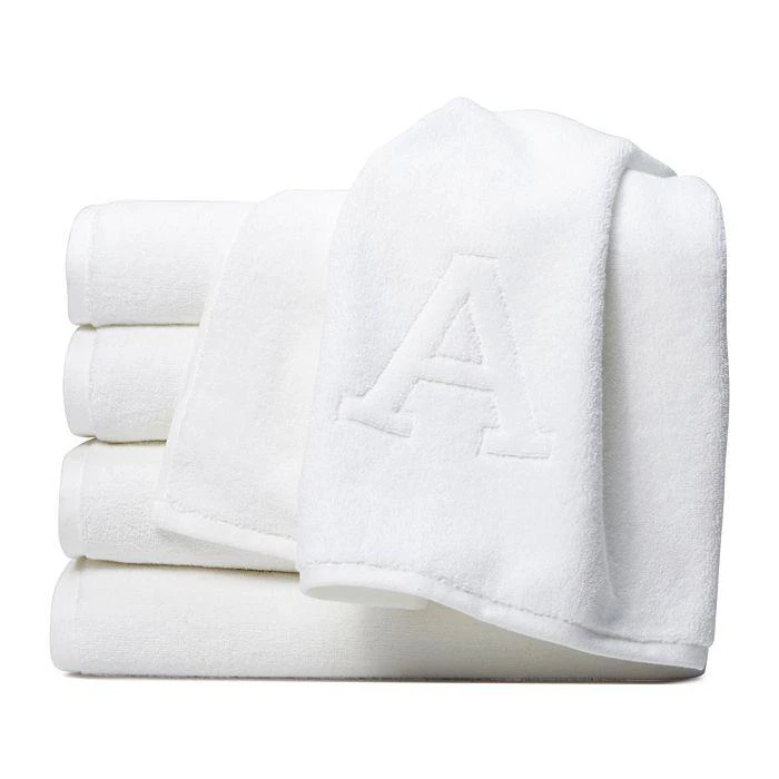 商品Matouk|Auberge Monogrammed Letter Towel Collection,价格¥78,第2张图片详细描述