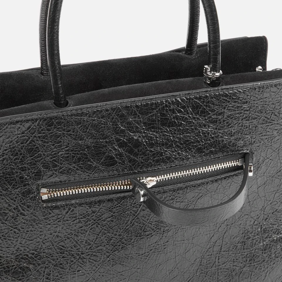 商品Tory Burch|Tory Burch Mercer Distressed Leather Satchel,价格¥5459,第3张图片详细描述