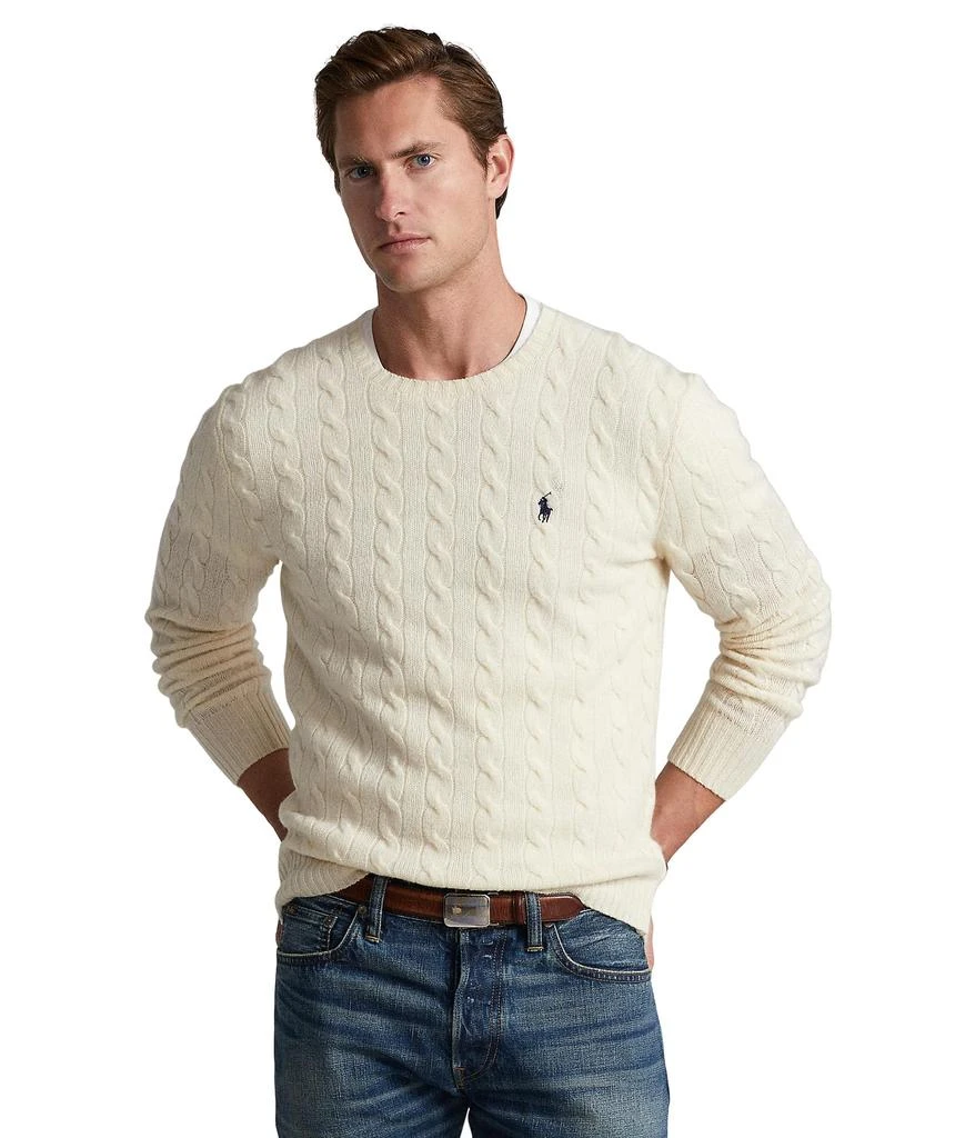 商品Ralph Lauren|Wool-Cashmere Cable-Knit Sweater,价格¥746,第1张图片