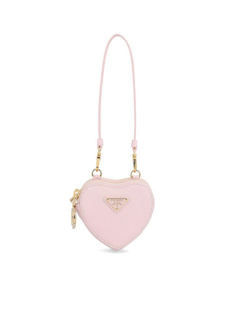 商品Prada|Prada Detachable Saffiano Zipped Mini Pouch,价格¥5420,第1张图片