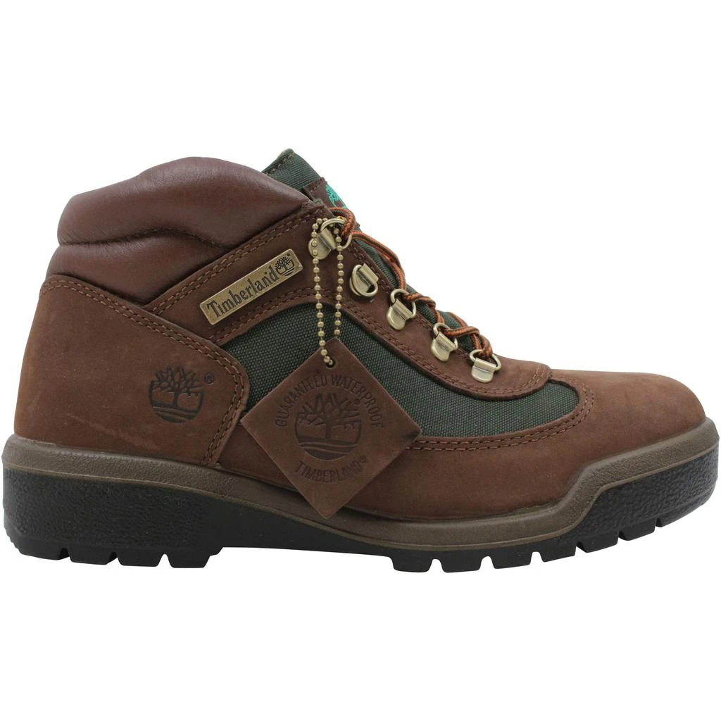 商品Timberland|Timberland Fieldboot Brown/Green  10025 Men's,价格¥665,第1张图片