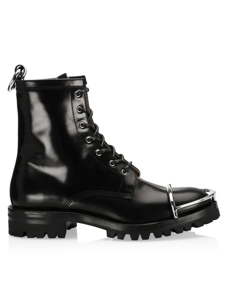 商品Alexander Wang|Lyndon Box Leather Combat Boots,价格¥4479,第1张图片