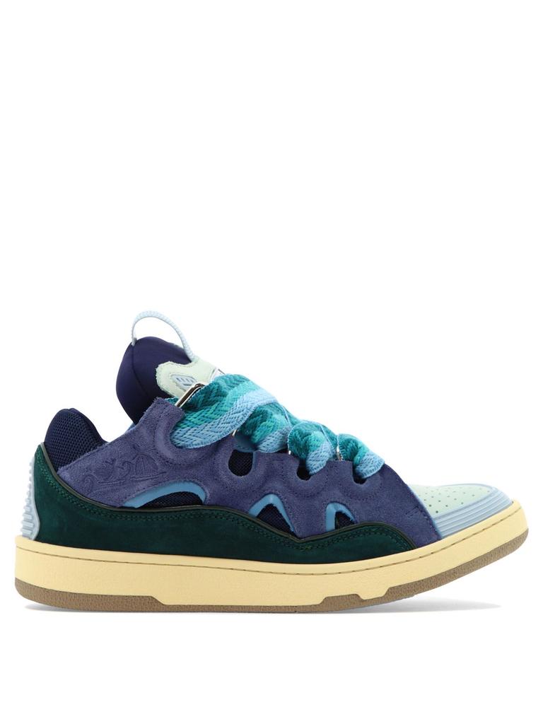 Lanvin Men's  Light Blue Other Materials Sneakers商品第1张图片规格展示