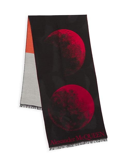 Eclipsed Skull Wool Scarf商品第3张图片规格展示