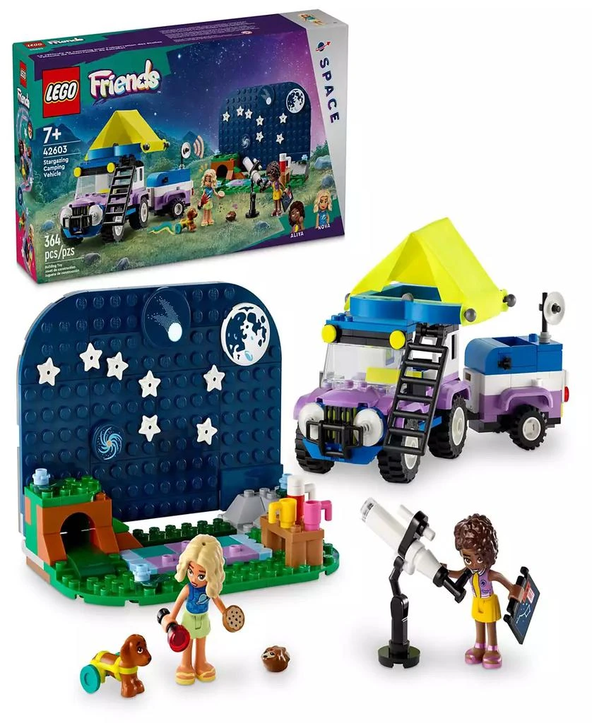 商品LEGO|LEGO Friends Stargazing Camping Vehicle 42603 Building Set, 364 Pieces,价格¥225,第1张图片