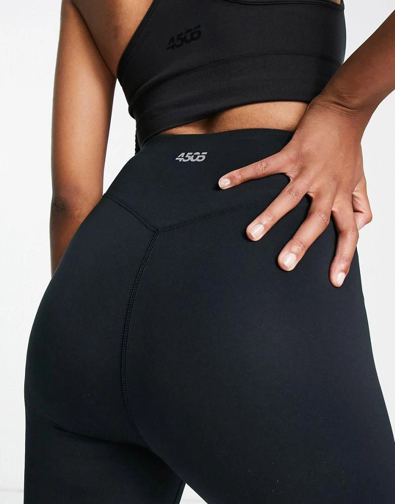 商品ASOS|ASOS 4505 Tall Icon 8 inch legging short with bum sculpt detail in black,价格¥60,第3张图片详细描述