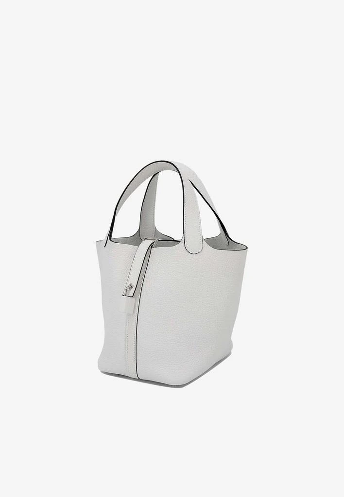 商品Hermes|Picotin Lock 18 in New White Clemence with Palladium Hardware,价格¥37196,第2张图片详细描述