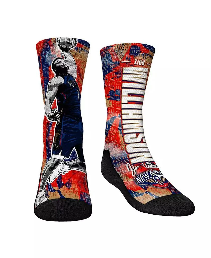 商品Rock 'Em|Youth Boys and Girls Socks Zion Williamson New Orleans Pelicans Big Player Crew Socks,价格¥170,第1张图片