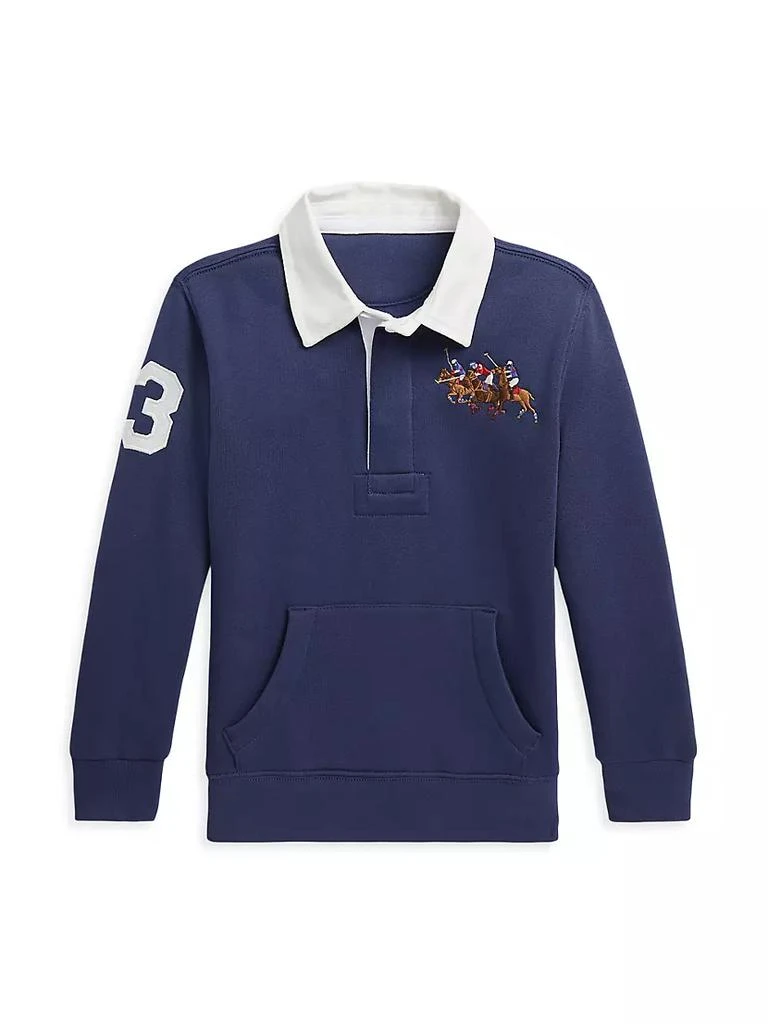 商品Ralph Lauren|Little Boy's & Boy's Long-Sleeve Rugby Polo Shirt,价格¥382,第1张图片
