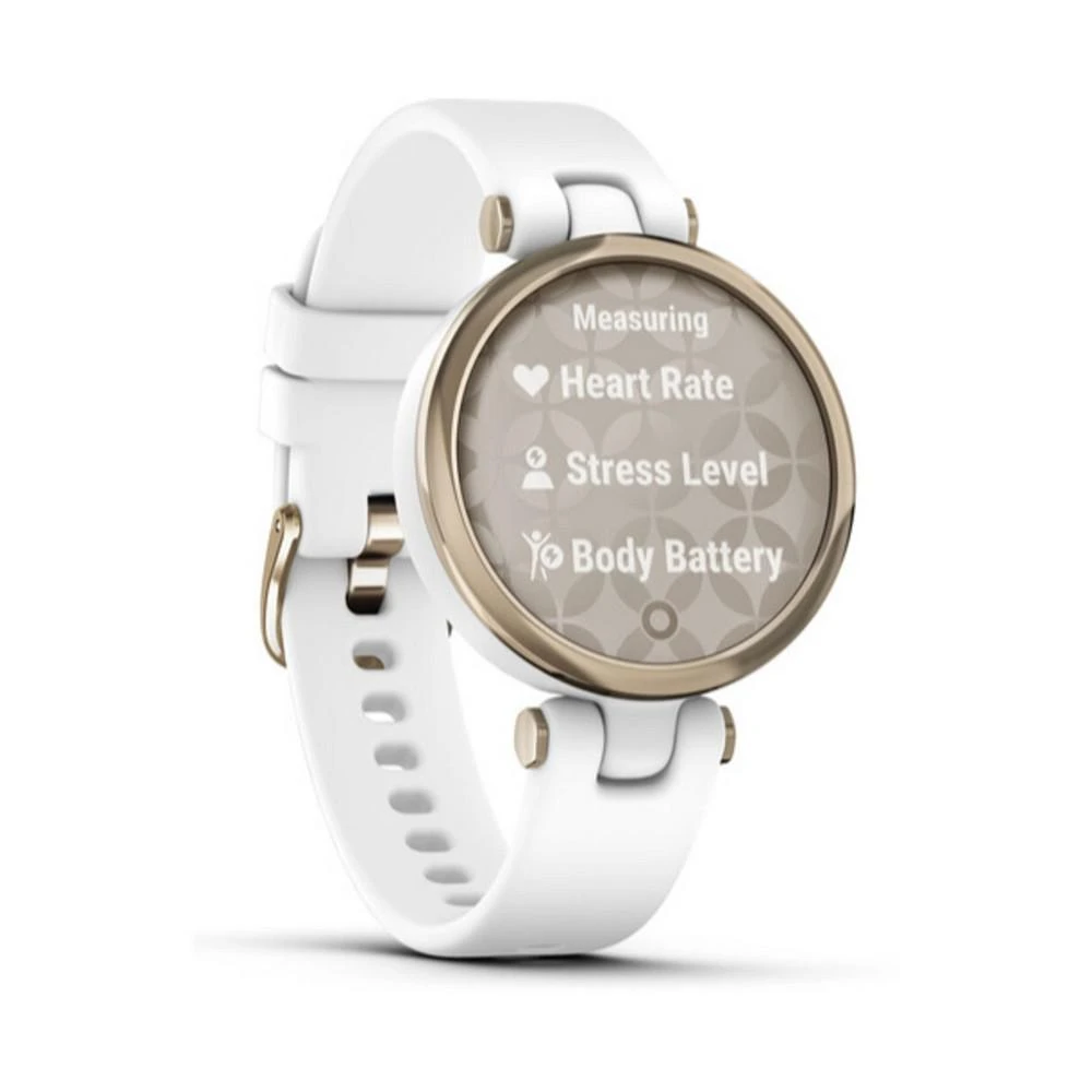 商品Garmin|Unisex Lily Metal Hazel White Silicone Strap Smart Watch 34.5mm,价格¥1519,第4张图片详细描述