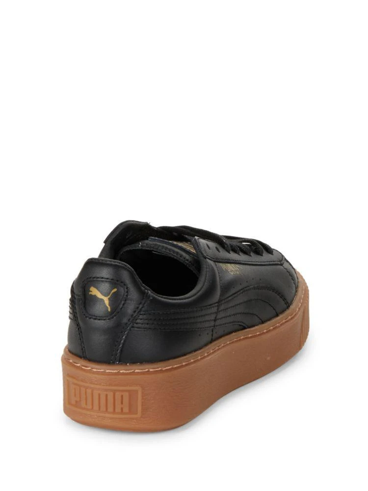 商品Puma|Basket Leather Lace-Up Sneakers,价格¥451,第3张图片详细描述