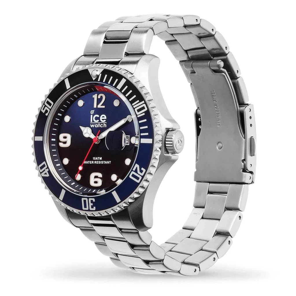 商品Ice-Watch|Quartz Blue Dial Stainless Steel Men's Watch 017324,价格¥442,第2张图片详细描述