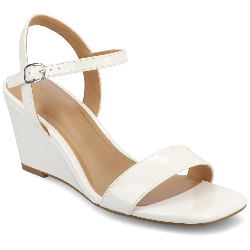 商品Journee Collection|Journee Women's Clayr Wedge Sandals,价格¥514,第1张图片