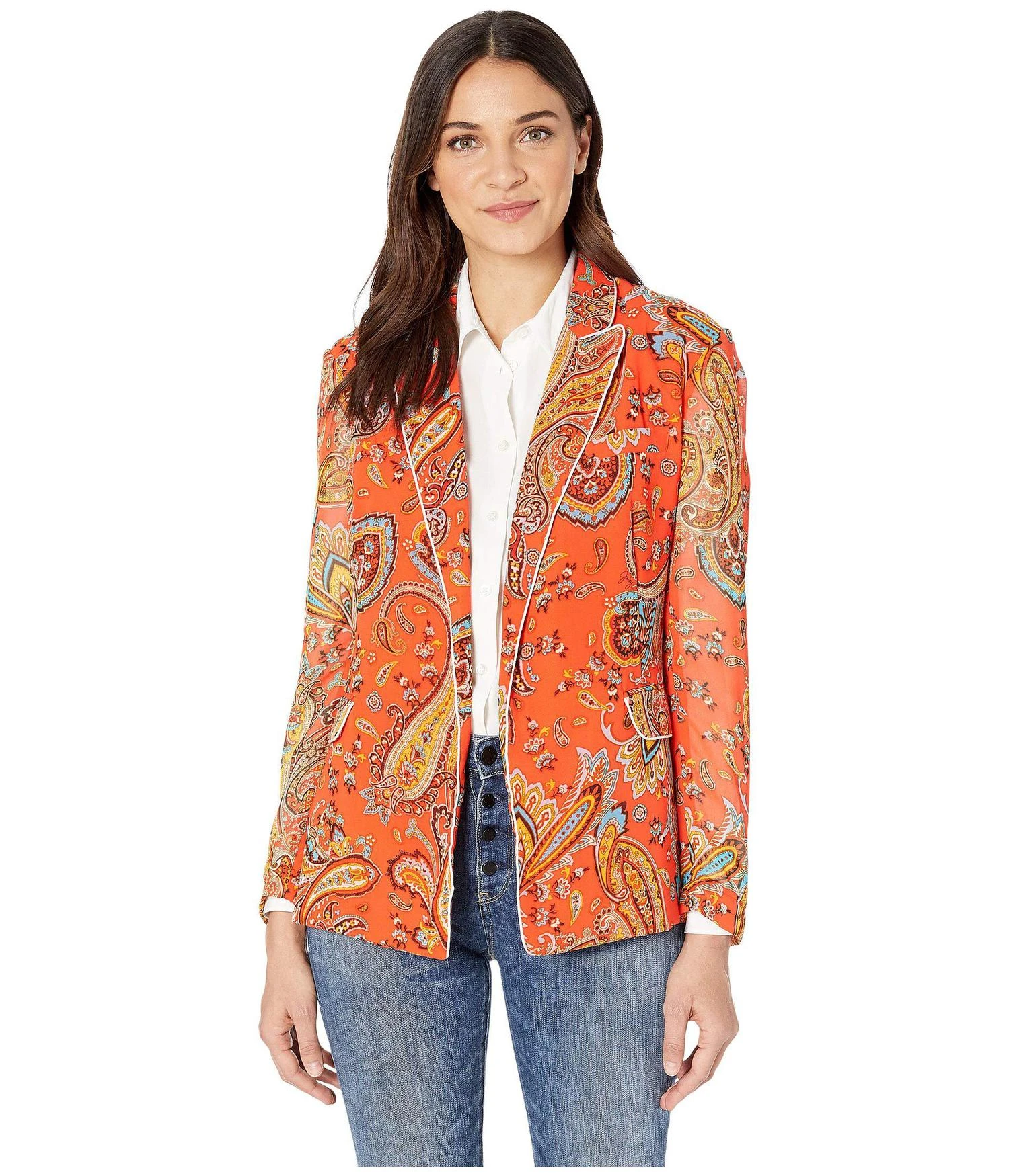 商品Juicy Couture|Rustic Paisley Blazer,价格¥169,第1张图片