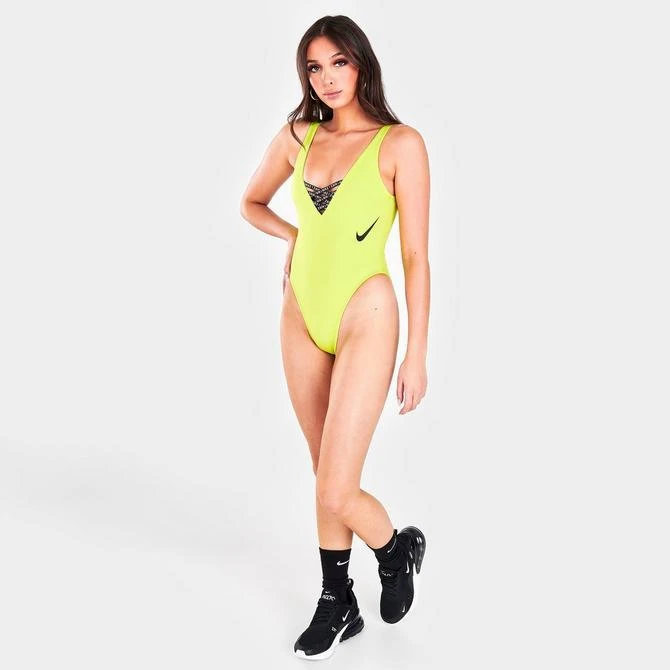 商品NIKE|Women's Nike U-Back One Piece Sneakerkini,价格¥202,第2张图片详细描述