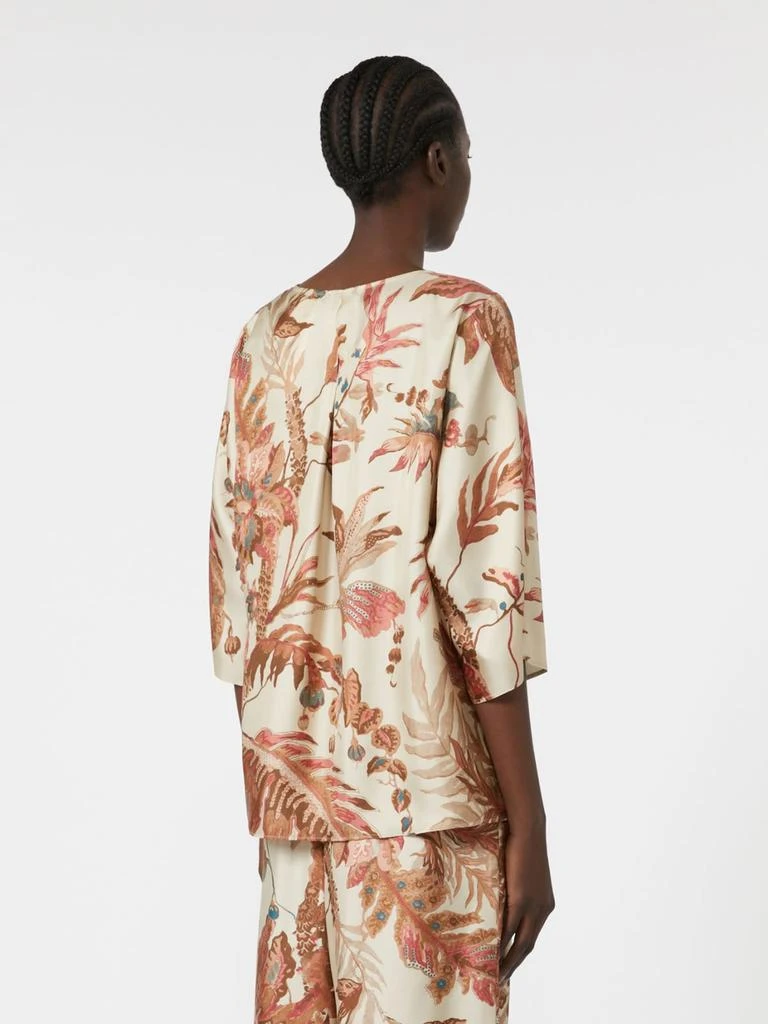 商品Weekend Max Mara|Printed silk twill blouse,价格¥2722,第3张图片详细描述