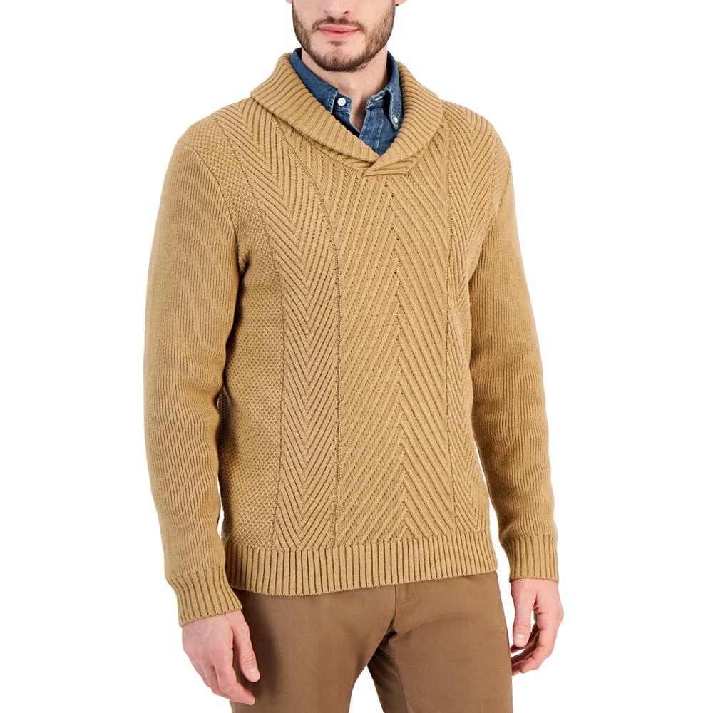 商品Club Room|Men's Chunky Shawl Neck Sweater, Created for Macy's,价格¥142,第1张图片