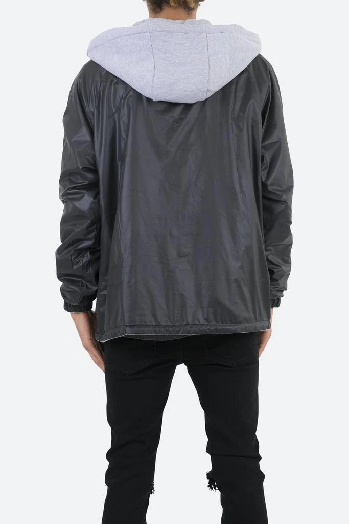 Hooded Coaches Jacket - Black/Grey 商品