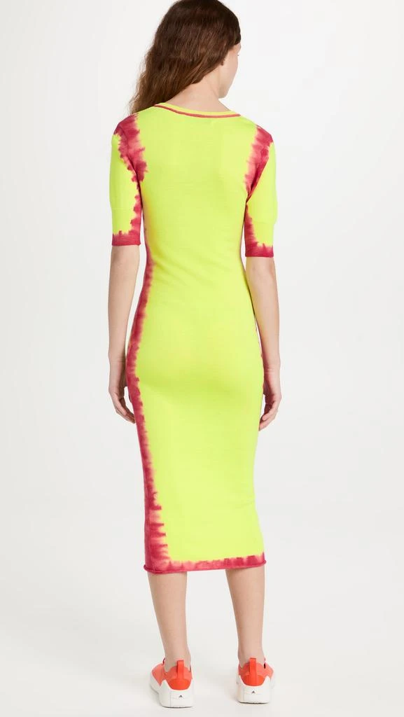 商品PRABAL GURUNG|Prabal Gurung 彩绘接缝开司米羊绒中长连衣裙,价格¥752,第3张图片详细描述