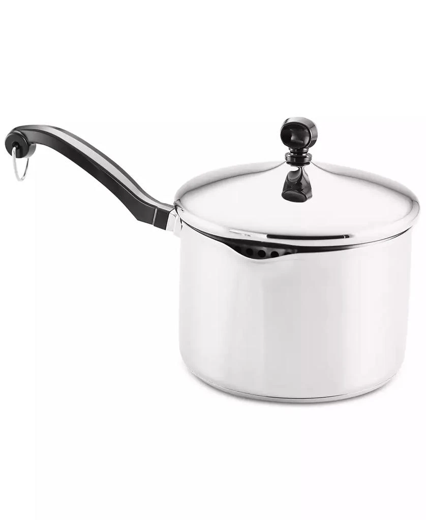 商品Farberware|Classic Stainless Steel 3-Qt. Straining Saucepan & Lid,价格¥218,第1张图片